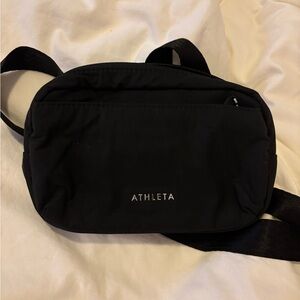 Athleta Black Compact Crossbody Bag